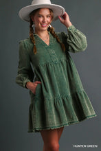 Load image into Gallery viewer, Mineral Washed Corduroy Dress