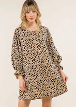 Load image into Gallery viewer, Polkadot Bubble Sleeve Dress