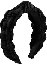 Load image into Gallery viewer, Textured Fabric Knotted Headband