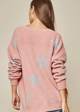 Load image into Gallery viewer, Mauve Star Sweater