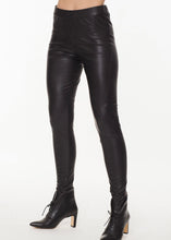 Load image into Gallery viewer, Black Faux Leather Legging