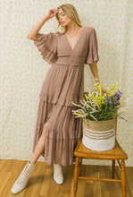 Load image into Gallery viewer, Brown Go With The Flow Dress