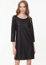 Load image into Gallery viewer, Black Zipper Detail Dress