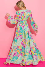 Load image into Gallery viewer, Turquoise Printed Woven Maxi
