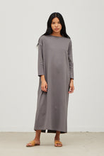 Load image into Gallery viewer, Back Slit Terry Dress