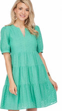 Load image into Gallery viewer, Spliced Neck Tier Dress