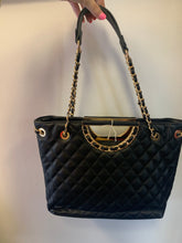 Load image into Gallery viewer, Black Leather Purse
