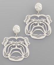 Load image into Gallery viewer, Bulldog Filigree Drop Earring