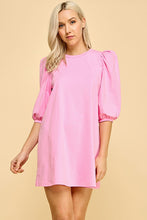 Load image into Gallery viewer, Pink T-shirt Dress