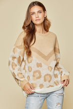 Load image into Gallery viewer, Beige Animal Print Sweater