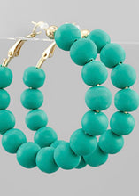 Load image into Gallery viewer, Clay Ball Hoops