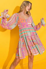 Load image into Gallery viewer, Pink &amp; Flirty Mini Dress