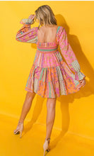 Load image into Gallery viewer, Pink &amp; Flirty Mini Dress
