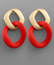 Load image into Gallery viewer, Linked Circle Earring