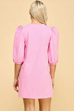 Load image into Gallery viewer, Pink T-shirt Dress