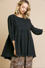 Load image into Gallery viewer, Puff Sleeve Babydoll Top