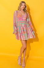 Load image into Gallery viewer, Pink &amp; Flirty Mini Dress