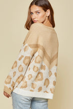 Load image into Gallery viewer, Beige Animal Print Sweater