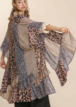 Load image into Gallery viewer, Animal Mixed Print Kimono