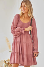Load image into Gallery viewer, Long Sleeve Tiered Dress