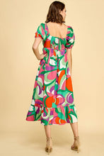 Load image into Gallery viewer, Pop Of Color Mid Dress