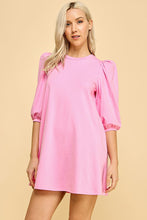 Load image into Gallery viewer, Pink T-shirt Dress