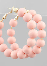 Load image into Gallery viewer, Clay Ball Hoops