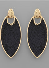 Load image into Gallery viewer, Animal Print Marquise Earring