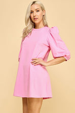 Load image into Gallery viewer, Pink T-shirt Dress