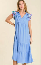 Load image into Gallery viewer, Ruffle Sleeve Dress