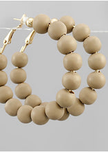 Load image into Gallery viewer, Clay Ball Hoops