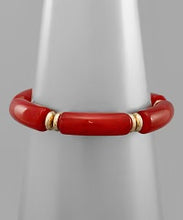 Load image into Gallery viewer, Acrylic &amp; Metal Bead Bracelet
