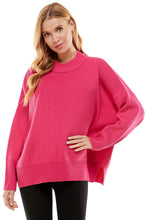 Load image into Gallery viewer, Hot Pink Oversized Sweater