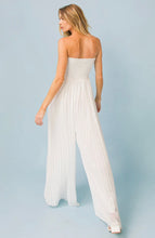 Load image into Gallery viewer, White Strapless Jumpsuit