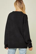 Load image into Gallery viewer, Black Holiday Sweater