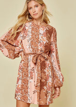 Load image into Gallery viewer, Rust Floral Dress