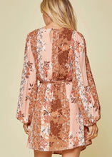 Load image into Gallery viewer, Rust Floral Dress