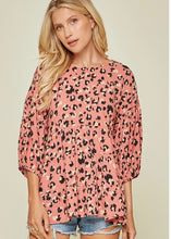 Load image into Gallery viewer, Mauve Leopard Top