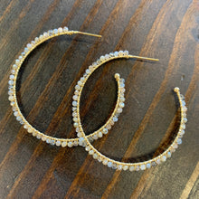 Load image into Gallery viewer, Beaded Hoop