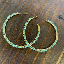 Load image into Gallery viewer, Beaded Hoop