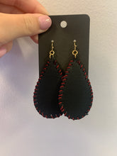 Load image into Gallery viewer, Gameday Stitch Leather Earring