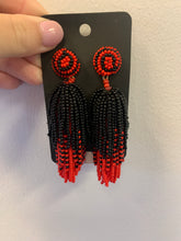 Load image into Gallery viewer, Twotone Bead Tassel Earring
